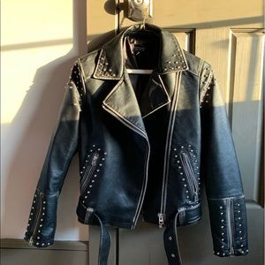 Topshop leather jacket